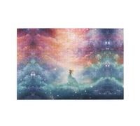 Jigsaw Puzzles1000 Piece Whjdpp Fantasy Paradise Space Pattern Educational Intellectual Wooden Puzzles, Fun Puzzles, Stress Relieving Puzzles