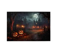 Jigsaw Puzzles1000 Piece Whjdpp Halloween Horror Picture Educational Intellectual Wooden Puzzles, Fun Puzzles, Stress Relieving Game