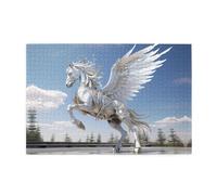 Jigsaw Puzzles1000 Piece Whjdpp Pegasus Picture Educational Intellectual Wooden Puzzles, Fun Puzzles, Stress Relieving Game