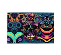 Jigsaw Puzzles1000 Piece Whjdpp Psychous Skeleton Picture Educational Intellectual Wooden Puzzles, Fun Puzzles, Stress Relieving Game