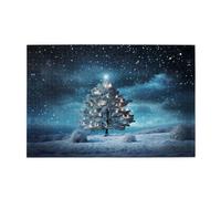 Jigsaw Puzzles1000 Piece Whjdpp Snowy Night Christmas Tree Pattern Educational Intellectual Wooden Puzzles, Fun Puzzles, Stress Relieving Puzzles