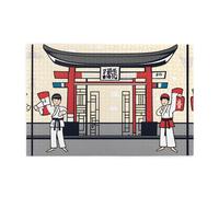 Jigsaw Puzzles1000 Piece Whjdpp Taekwondo Martial Arts Picture Educational Intellectual Wooden Puzzles, Fun Puzzles, Stress Relieving Game