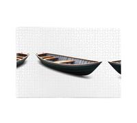 Jigsaw Puzzles1000 Piece Whjdpp The Lonely Boat Pattern Educational Intellectual Wooden Puzzles, Fun Puzzles, Stress Relieving Puzzles