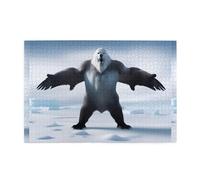 Jigsaw Puzzles1000 Piece Whjdpp The Overlord of The Arctic Pattern Educational Intellectual Wooden Puzzles, Fun Puzzles, Stress Relieving Puzzles