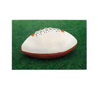 Jigsaw Puzzles1000 Piece Whjdpp White Rugby Ball Pattern Educational Intellectual Wooden Puzzles, Fun Puzzles, Stress Relieving Puzzles