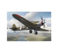 Jigsaw Puzzles1000 Piece Whjdpp World War 2 Aircraft Airplane Pattern Educational Intellectual Wooden Puzzles, Fun Puzzles, Stress Relieving Puzzles