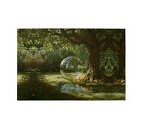 Jigsaw Puzzles1000 Piece Whjshop Bubbles in The Shade Prints Educational Intellectual Wooden Puzzles, Fun Puzzles, Stress Relieving Puzzles