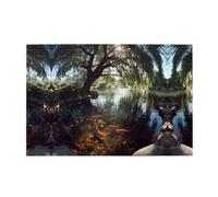 Jigsaw Puzzles1000 Piece Whjshop Goldfish Under The Willow Tree Prints Educational Intellectual Wooden Puzzles, Fun Puzzles, Stress Relieving Puzzles