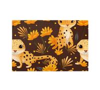 Jigsaw Puzzles1000 Piece Whjshop Leopard Little Gecko Printing Quality Wooden Puzzle for Adults and Kids, Fun Puzzles, Stress Relieving Puzzles