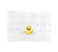 Jigsaw Puzzles1000 Piece Whjshop Little Yellow Duck On The Cloud Prints Educational Intellectual Wooden Puzzles, Fun Puzzles, Stress Relieving Puzzles