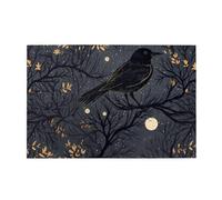 Jigsaw Puzzles1000 Piece Whjshop Night Crow Printing Quality Wooden Puzzle for Adults and Kids, Fun Puzzles, Stress Relieving Puzzles