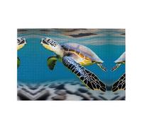 Jigsaw Puzzles1000 Piece Whjshop Returnees are Swimming Prints Educational Intellectual Wooden Puzzles, Fun Puzzles, Stress Relieving Puzzles