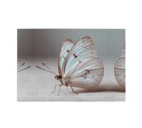 Jigsaw Puzzles1000 Piece Whjshop Solid Color Butterfly Prints Educational Intellectual Wooden Puzzles, Fun Puzzles, Stress Relieving Puzzles