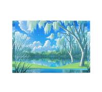 Jigsaw Puzzles1000 Piece Whjshop Willows On The Waterfront Printing Quality Wooden Puzzle for Adults and Kids, Fun Puzzles, Stress Relieving Puzzles