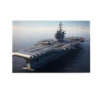 Jigsaw Puzzles1000 Piece Yyhwhjde Aircraft Carrier Prints Quality Wooden Puzzle for Adults and Kids, Fun Puzzles, Stress Relieving Puzzles