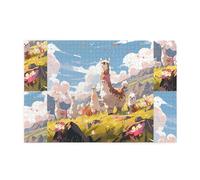 Jigsaw Puzzles1000 Piece Yyhwhjde Alpacas On The Hillside Picture Educational Intellectual Wooden Puzzles, Fun Puzzles, Stress Relieving Puzzles