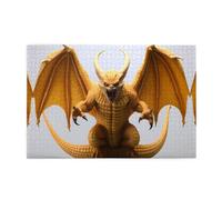 Jigsaw Puzzles1000 Piece Yyhwhjde Bat Tusk Monster Pattern Quality Wooden Puzzle for Adults and Kids, Fun Puzzles, Stress Relieving Puzzles