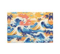 Jigsaw Puzzles1000 Piece Yyhwhjde Beach Maui Hawaii Sunset Sea Waves Clouds Picture Educational Intellectual Wooden Puzzles, Fun Puzzles, Stress Relieving Puzzles