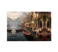Jigsaw Puzzles1000 Piece Yyhwhjde Beautiful Italy Picture Educational Intellectual Wooden Puzzles, Fun Puzzles, Stress Relieving Puzzles