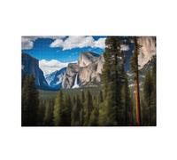 Jigsaw Puzzles1000 Piece Yyhwhjde Beautiful Yosemite National Park Pattern Quality Wooden Puzzle for Adults and Kids, Fun Puzzles, Stress Relieving Puzzles