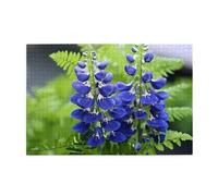 Jigsaw Puzzles1000 Piece Yyhwhjde Bell Orchid Flower Pattern Quality Wooden Puzzle for Adults and Kids, Fun Puzzles, Stress Relieving Puzzles