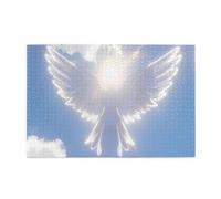 Jigsaw Puzzles1000 Piece Yyhwhjde Bird Facing The Sun Pattern Quality Wooden Puzzle for Adults and Kids, Fun Puzzles, Stress Relieving Puzzles