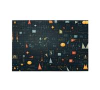 Jigsaw Puzzles1000 Piece Yyhwhjde Blackboard Math Picture Educational Intellectual Wooden Puzzles, Fun Puzzles, Stress Relieving Puzzles