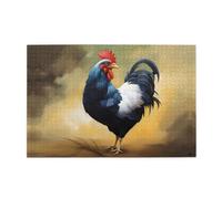 Jigsaw Puzzles1000 Piece Yyhwhjde Cartoon Art Chicken Picture Educational Intellectual Wooden Puzzles, Fun Puzzles, Stress Relieving Puzzles