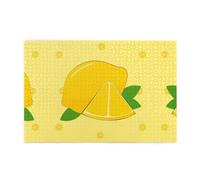 Jigsaw Puzzles1000 Piece Yyhwhjde Cartoon Lemon Prints Quality Wooden Puzzle for Adults and Kids, Fun Puzzles, Stress Relieving Puzzles