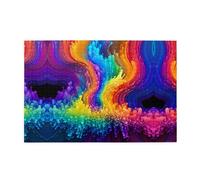 Jigsaw Puzzles1000 Piece Yyhwhjde Colorful Rainbow Picture Educational Intellectual Wooden Puzzles, Fun Puzzles, Stress Relieving Puzzles