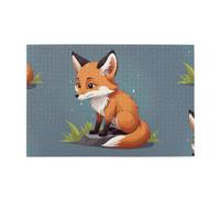 Jigsaw Puzzles1000 Piece Yyhwhjde Crying Little Fox Picture Educational Intellectual Wooden Puzzles, Fun Puzzles, Stress Relieving Puzzles