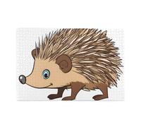 Jigsaw Puzzles1000 Piece Yyhwhjde Cute Cartoon Hedgehog Prints Educational Intellectual Wooden Puzzles, Fun Puzzles, Stress Relieving Game