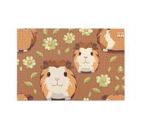 Jigsaw Puzzles1000 Piece Yyhwhjde Cute Guinea Pig Picture Educational Intellectual Wooden Puzzles, Fun Puzzles, Stress Relieving Puzzles