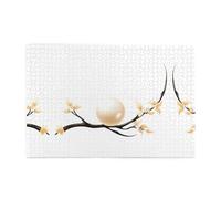 Jigsaw Puzzles1000 Piece Yyhwhjde Dazzling Inlaid Pearls Prints Educational Intellectual Wooden Puzzles, Fun Puzzles, Stress Relieving Game