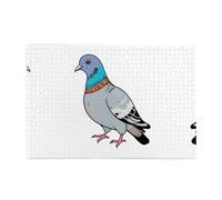 Jigsaw Puzzles1000 Piece Yyhwhjde Doodle Colored Pigeon Prints Educational Intellectual Wooden Puzzles, Fun Puzzles, Stress Relieving Game