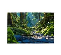 Jigsaw Puzzles1000 Piece Yyhwhjde Evil Spirit in The Forest Prints Quality Wooden Puzzle for Adults and Kids, Fun Puzzles, Stress Relieving Puzzles