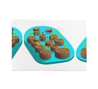 Jigsaw Puzzles1000 Piece Yyhwhjde Fertile Ant Farm Prints Educational Intellectual Wooden Puzzles, Fun Puzzles, Stress Relieving Game