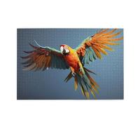 Jigsaw Puzzles1000 Piece Yyhwhjde Flying Parrot Prints Educational Intellectual Wooden Puzzles, Fun Puzzles, Stress Relieving Game