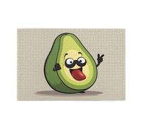 Jigsaw Puzzles1000 Piece Yyhwhjde Funny Cartoon Avocados Picture Educational Intellectual Wooden Puzzles, Fun Puzzles, Stress Relieving Puzzles