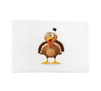 Jigsaw Puzzles1000 Piece Yyhwhjde Happy Happy Turkey Picture Educational Intellectual Wooden Puzzles, Fun Puzzles, Stress Relieving Puzzles