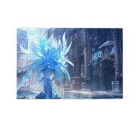 Jigsaw Puzzles1000 Piece Yyhwhjde Ice Sculpture Lily Prints Quality Wooden Puzzle for Adults and Kids, Fun Puzzles, Stress Relieving Puzzles