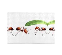 Jigsaw Puzzles1000 Piece Yyhwhjde Little Ants Hiding from The Rain Prints Quality Wooden Puzzle for Adults and Kids, Fun Puzzles, Stress Relieving Puzzles