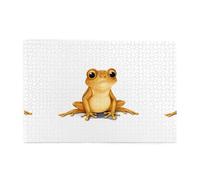 Jigsaw Puzzles1000 Piece Yyhwhjde Little Brown Frog Prints Quality Wooden Puzzle for Adults and Kids, Fun Puzzles, Stress Relieving Puzzles