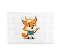 Jigsaw Puzzles1000 Piece Yyhwhjde Little Fox On Adventure Prints Educational Intellectual Wooden Puzzles, Fun Puzzles, Stress Relieving Game