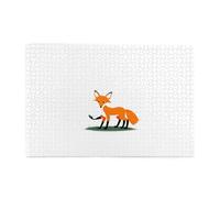 Jigsaw Puzzles1000 Piece Yyhwhjde Little Fox Stealing Eggs Prints Quality Wooden Puzzle for Adults and Kids, Fun Puzzles, Stress Relieving Puzzles