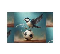 Jigsaw Puzzles1000 Piece Yyhwhjde Little Swallow Stepping On The Ball Picture Educational Intellectual Wooden Puzzles, Fun Puzzles, Stress Relieving Puzzles