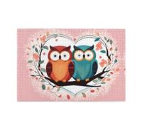 Jigsaw Puzzles1000 Piece Yyhwhjde Love Owl Picture Educational Intellectual Wooden Puzzles, Fun Puzzles, Stress Relieving Puzzles