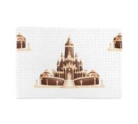 Jigsaw Puzzles1000 Piece Yyhwhjde Luxurious Chocolate Palace Picture Educational Intellectual Wooden Puzzles, Fun Puzzles, Stress Relieving Puzzles