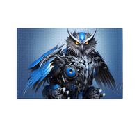 Jigsaw Puzzles1000 Piece Yyhwhjde Mecha Owl Prints Quality Wooden Puzzle for Adults and Kids, Fun Puzzles, Stress Relieving Puzzles