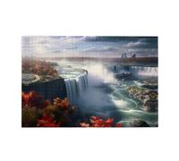 Jigsaw Puzzles1000 Piece Yyhwhjde Niagara Falls Picture Educational Intellectual Wooden Puzzles, Fun Puzzles, Stress Relieving Puzzles